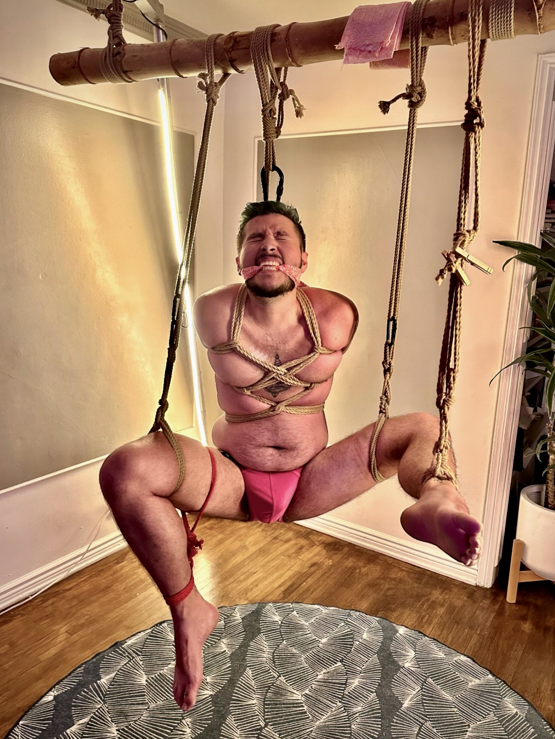 Men in rope